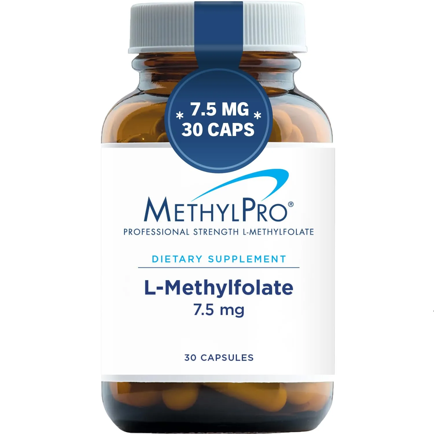 MethylPro L-Methyl Folate 7.5 mg 30 Capsules