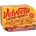 Velveeta Cheesy Bowls, Bacon Mac and Cheese, 9 oz