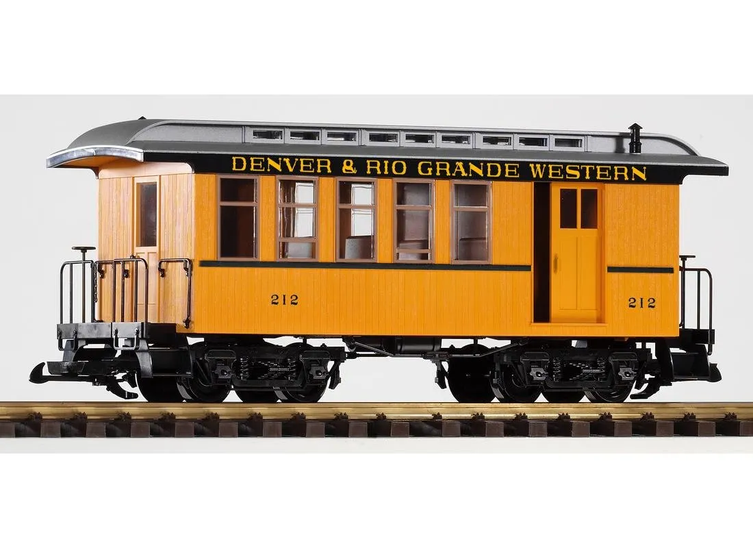 Piko 38601 G Scale D&RGW Wood Combine 242, Yellow