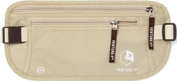 VENTURE 4TH Travel Money Belt – Travel Wallet &amp; Passport Holder