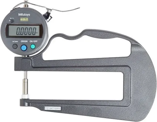 Mitutoyo Digital Thickness Gauge, 547-520S