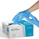 Fifth Pulse Nitrile Exam Latex Free & Powder Free Gloves - Blue - Box of 50 Gloves (XS)