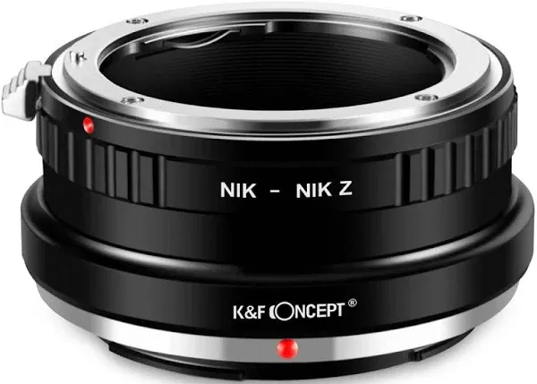 Nikon F/AF AI AI-S Mount Lens to Nikon Z6 Z7 Camera K&F Concept Lens Mount Adapter