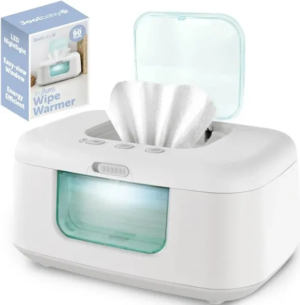 TinyBums Baby Wipe Warmer & Dispenser with LED Changing Light & On/Off Switch - Jool Baby