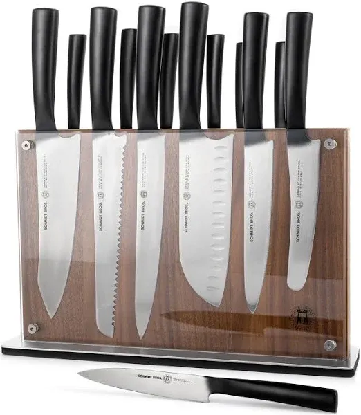 Schmidt Brothers Carbon 6 15-Piece Knife Block Set