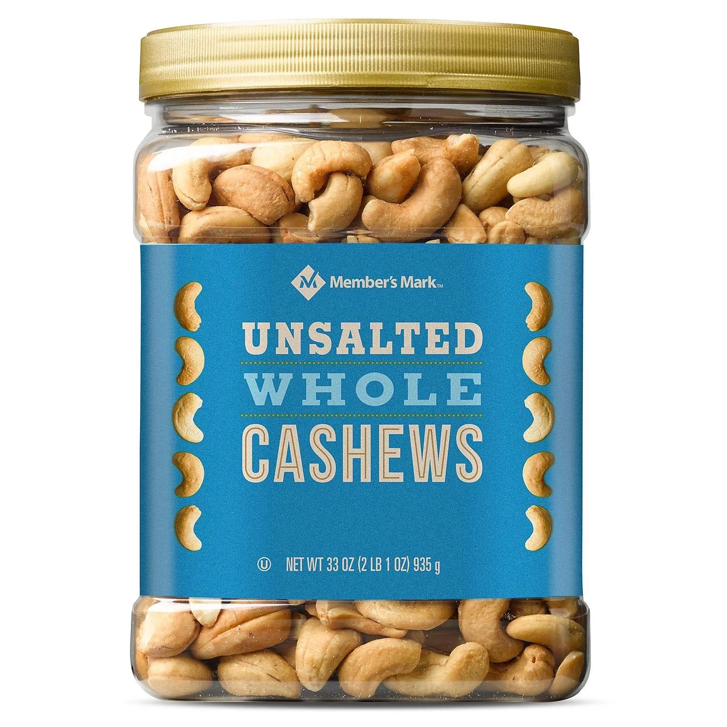 Member&#039;s Mark Unsalted Whole Cashews (33 oz.) Great Price