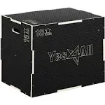 Yes4all 3-in-1 Wooden Plyo Box