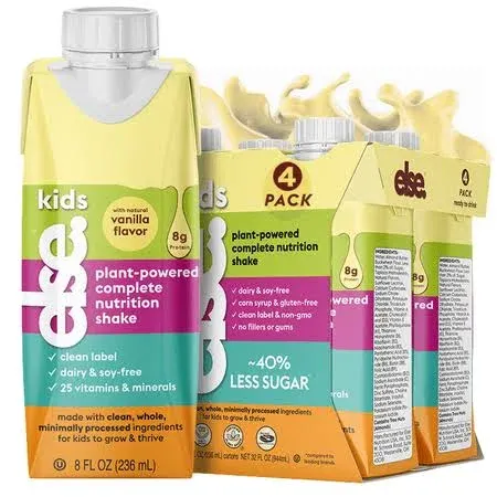 Else, Kids, Plant-Powered Complete Nutrition Shake, Vanilla