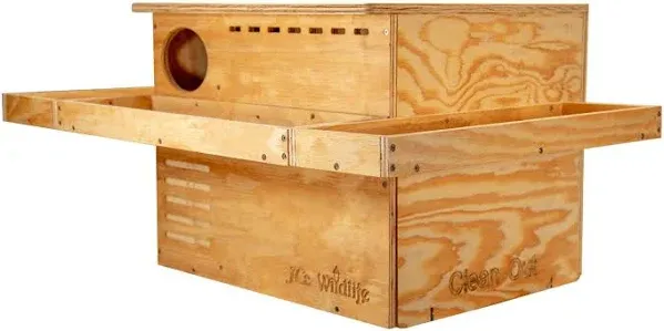 Jcs Wildlife 3 Sided Platform Barn Owl Nesting Box