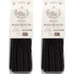 Morelli Squid Ink Pasta Linguine Organic Italian Pasta Black Pasta Noodles