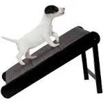 Pet Ramp Foldable Wooden Dog Ramp Dog Accessories for Small Dogs, Black/Gray