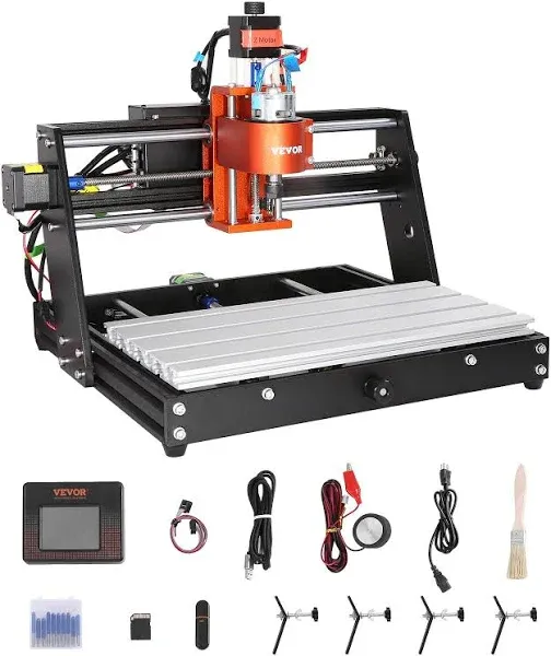 VEVOR CNC 3020 Router Machine 60W 3 Axis GRBL Control Engraving Milling Machine