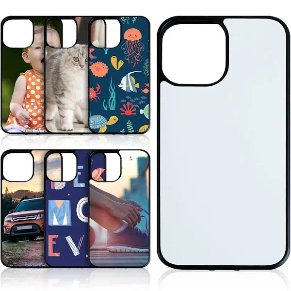 6 Pieces Sublimation Blank Phone Case Cover Blank Printable Phone Case for DIY C