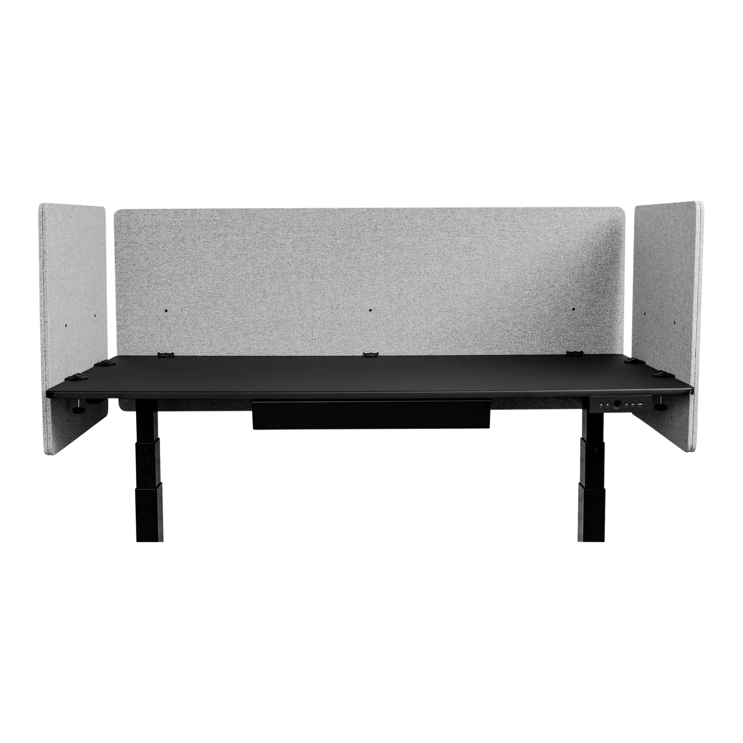 Stand Up Desk Store ReFocus Clamp-On Acoustic Desk Divider