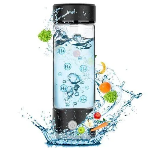 Hydrogen Water Bottle Generator, Portable Rechargeable aquahealth Hydrogen Wa...