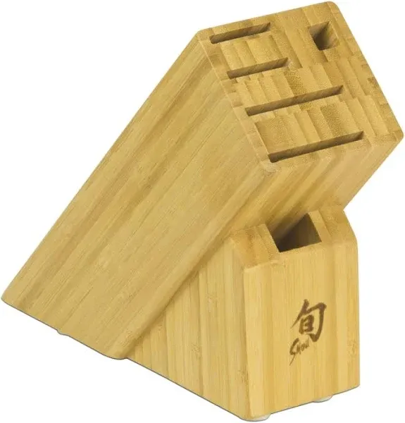 Shun 6-Slot Bamboo Slimline Block