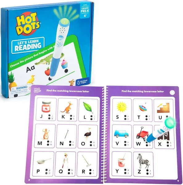 Educational Insights Hot Dots Let&#039;s Learn Pre-K Reading - Learn to Read Presc...