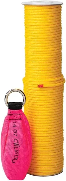 Weaver Arborist Throw Weight &amp; Line 14oz Hot Pink