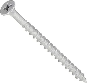 Hillman Weather Maxx 3 No. 8 x 2-1/2 in. L Phillips Bugle Head Galvanized Steel Deck Screws 50 pk