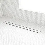 Signature Hardware 443320 Cohen 36" Tile Insert Linear Shower Drain with Flange