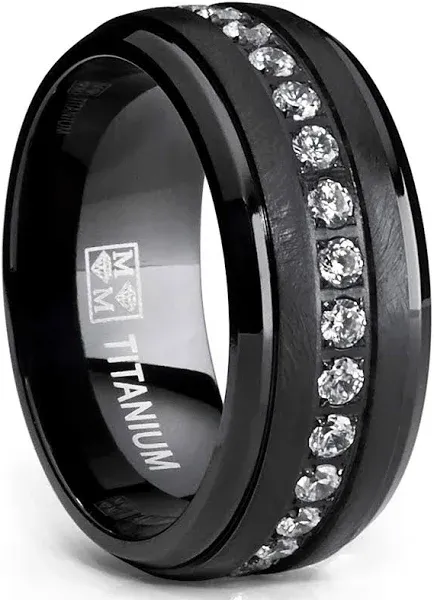 Metal Masters Men's Eternity Wedding Band Ring