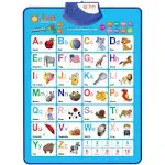 Just Smarty Electronic Interactive Alphabet Wall Chart, Talking ABC & 123s & Toy