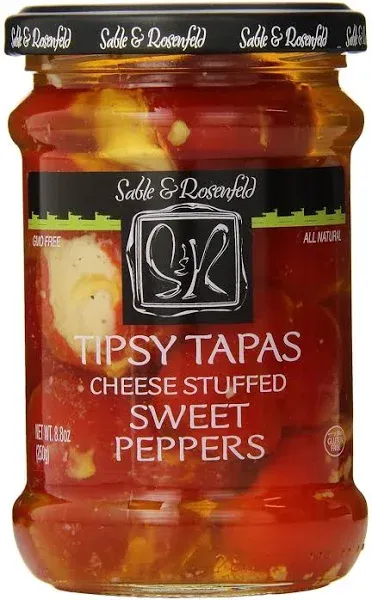 Sable & Rosenfeld Tipsy Tapas Cheese Stuffed Peppers Sweet