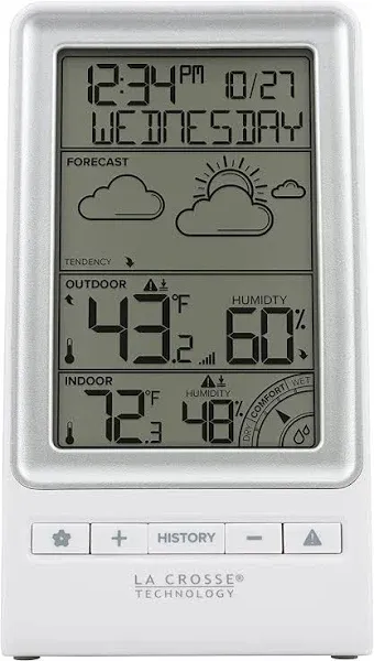 308-1415FCT Wireless Forecast Station, White