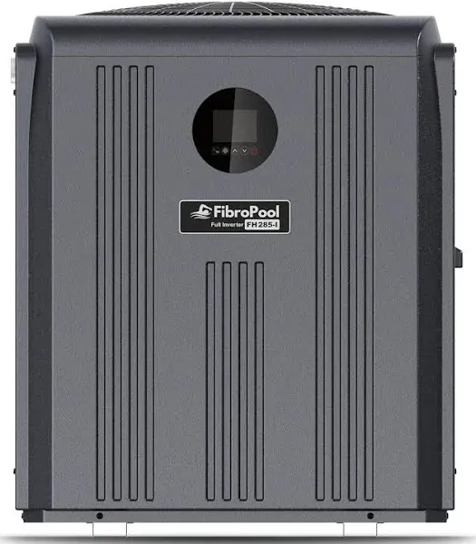 FibroPool FH285-i Swimming Pool Heat Pump 85,000 BTU Black