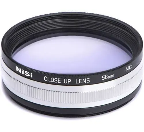 NiSi 58mm NC Close-Up Lens Kit | Close-Up Macro Lens Filter | 58mm Thread, +5 Diopters, Nano Coating, Protective Case, 49mm and 52mm Adapter Rings | Close-Up Macro Photography