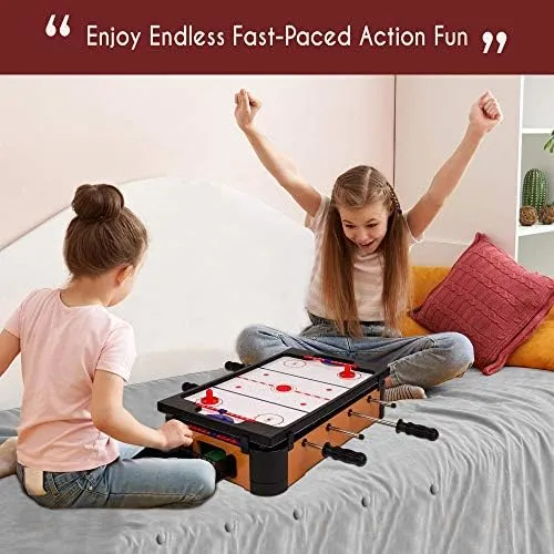  Hockey Table, Mini Table Games for Kids, Arcade Game for Boys &amp; Girls, 3in1