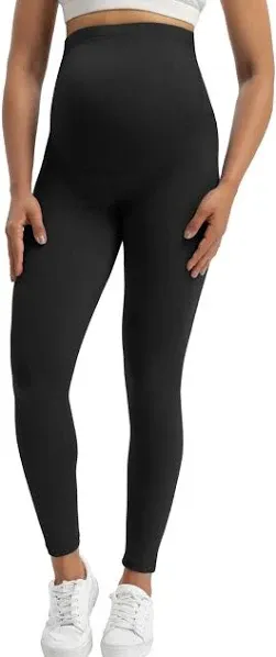 Buttergene Women&#039;s Maternity Leggings over the Belly Pregnancy Active Wear Worko