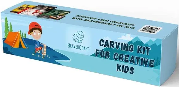 BeaverCraft Kids Carving Hobby Kit