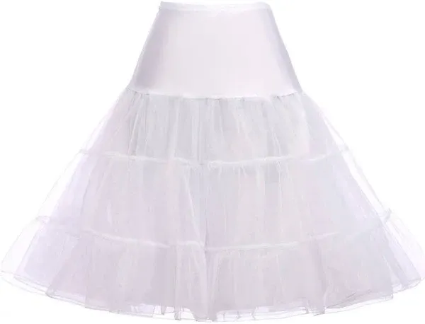 GRACE KARIN Women's 50s Petticoat Skirts Tutu Crinoline Slips Underskirts CL008922