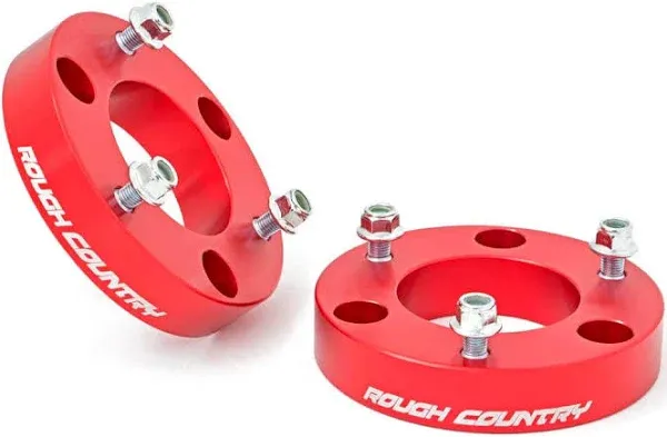 Rough Country 2" Leveling Kit for 2004-2024 Nissan Titan | Anodized Red - 863RED