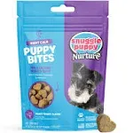 Snuggle Puppy Night Calm Puppy Bites - Calming Chew Bites for Dogs - Puppy Supplement to Support Restfulness & Sleep - Puppy Chew Bites with Melatonin, Chamomile & Ashwagandha - 60 Soft Chews