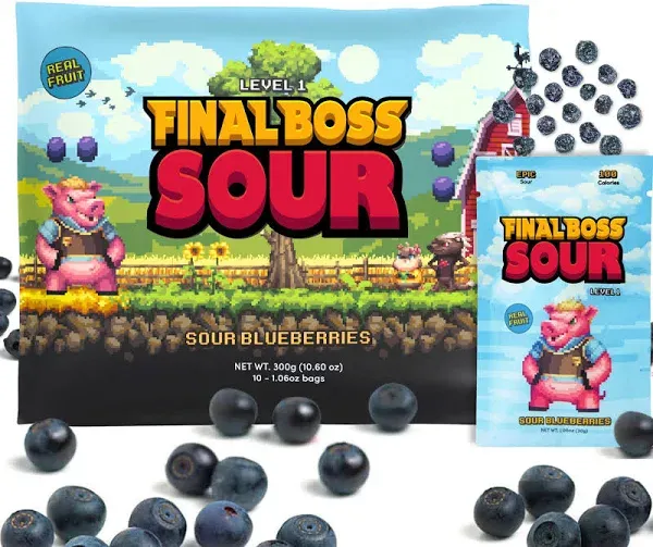 FINAL BOSS SOUR Level 2 Sour Blueberries Exclusive Challenge 360G