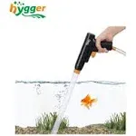 hygger Aquarium Gravel Cleaner New Quick Water Changer with Air-Pressing Button Fish Tank Sand Cleaner Kit Aquarium Siphon Vacuum Cleaner with Water