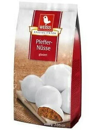 WEISS Glazed Pfeffernusse Cookies, 200 GR