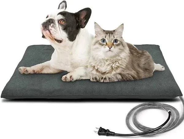 PETNF Outdoor Pet Heating Pads for Dog,Soft Electric Blanket Auto Temperature Control,Heated Mat for Dog House,Whelping Supply for Pregnant New Born Stray Feral Cat Puppy,Safe