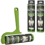 Evercare Ultra Sticky Pet Mega Lint Roller Value Pack with Lint Roller and 2 Refill Rolls, 50 Sheets Each