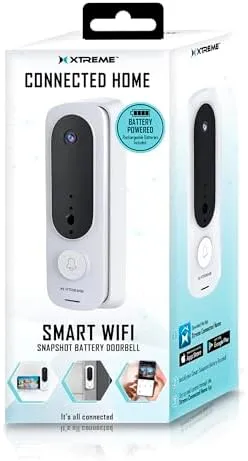 Connected Home Smart Wi-Fi Snapshot Camera Battery Doorbell