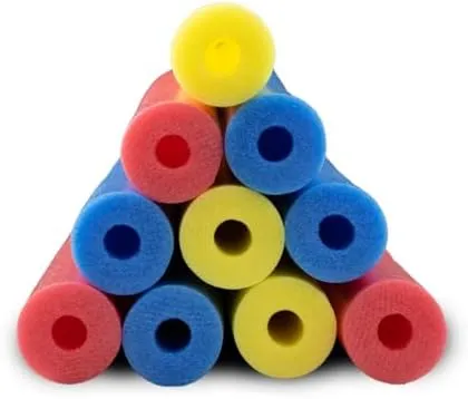 In The Swim Pool Noodles - 50 Inches Long - 3 Assorted Colors - 20 or 40 Pack