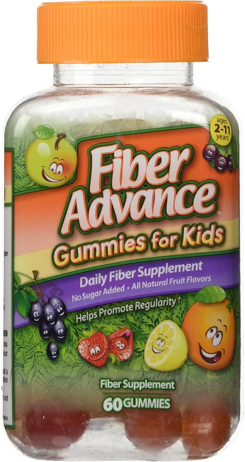 Fiber Advance Kids Daily Fiber Supplement 60 Count