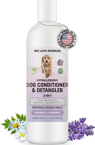 USDA Organic Dog Conditioner and Detangler