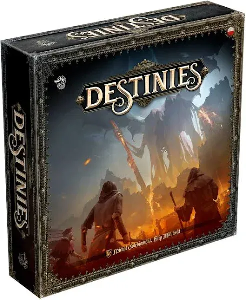 Destinies Board Game - Immersive Storytelling and Adventure for Tabletop Enthusiasts, Ages 14+, 1-3 Players, 120-150 Minute Playtime, Made by Lucky Duck Games