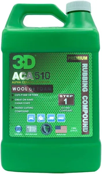 3D ACA 510 Premium Rubbing Compound