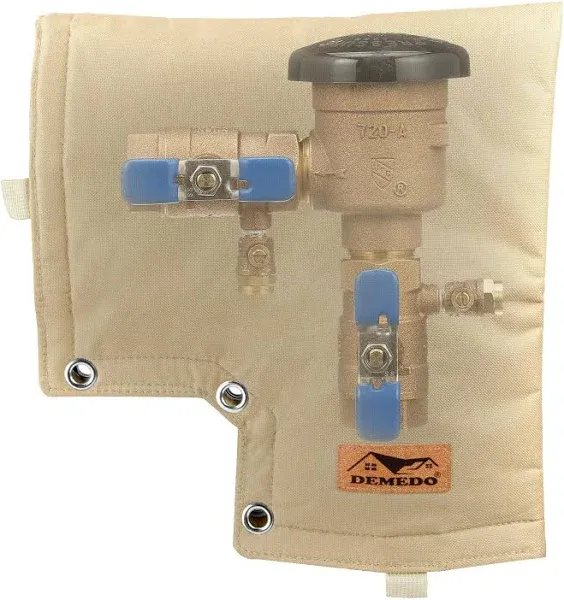 Backflow Preventers Cover, Pressure Vacuum Breaker Cover for Winter, Insulated Cover Pouch for Irrigation Backflow Valve, Sprinkler Valves Cover in Snow or Sun Exposure – Sand