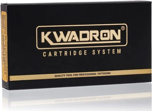 Kwadron Cartridge Tattoo Needles Cartridges, Box of 20, Round Liners Long Taper - 5 Round Liner Long Taper - 35/5RLLT