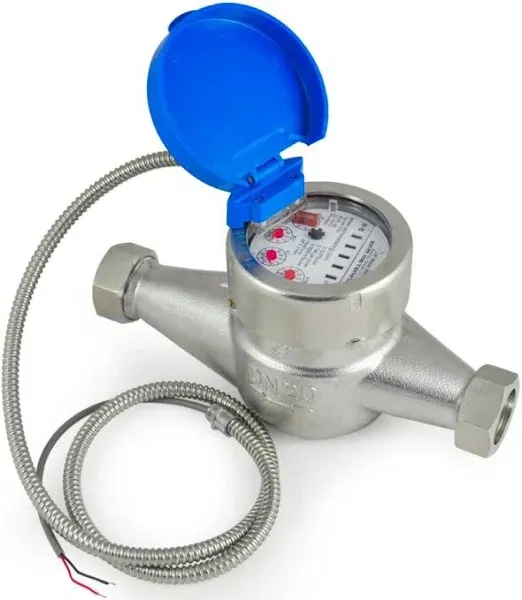 EKM Metering 3/4&#034; Water Meter - Stainless Steel, Pulse Output